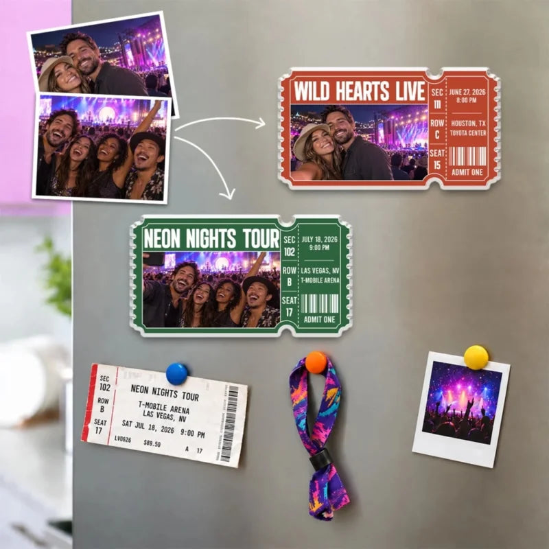 Best Night Ever - Personalized Acrylic Magnet