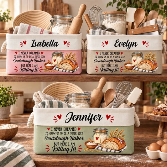 Sourdough Baker - Personalized Storage Basket