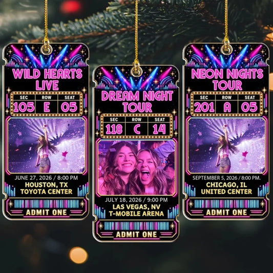 A Night In The Crowd - Personalized Acrylic Ornament