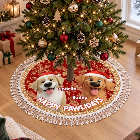 Christmas Is Better With Pets - Personalized Tree Skirt