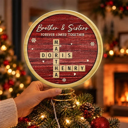 Forever Bound Together - Personalized LED Tree Topper
