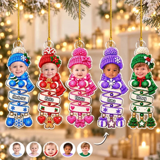 Cozy Little Christmas – Personalized Acrylic Ornament