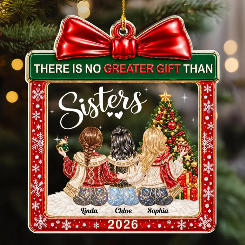 The Greatest Gift Of All - Personalized 3D Effect Acrylic Ornament
