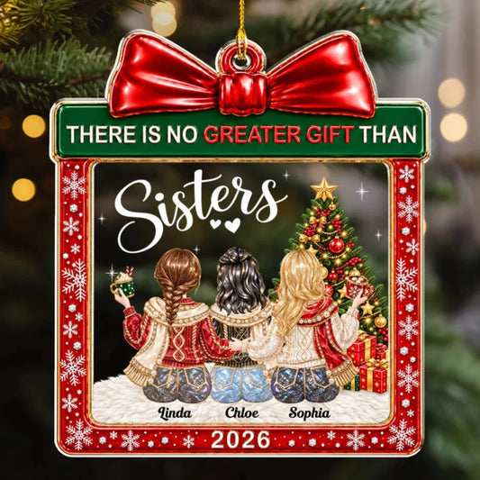 The Greatest Gift Of All - Personalized 3D Effect Acrylic Ornament