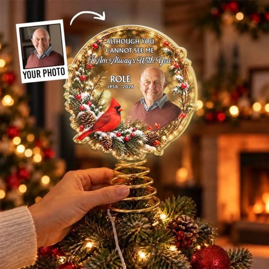 I Am Always With You - Personalized LED Tree Topper