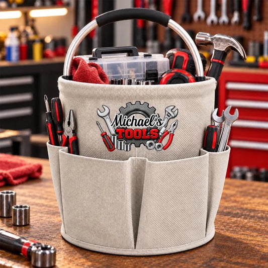 Custom Name Tool Gifts for Men - Personalized Gardening Tool Bag