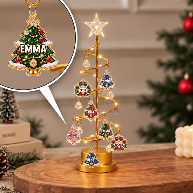 Christmas Family - Personalized LED Tree Lights