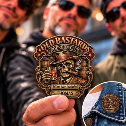 Old Bastards Club - Personalized Metal Pin