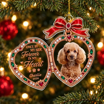 Never Gone From My Heart - Personalized 3D Effect Acrylic Ornament