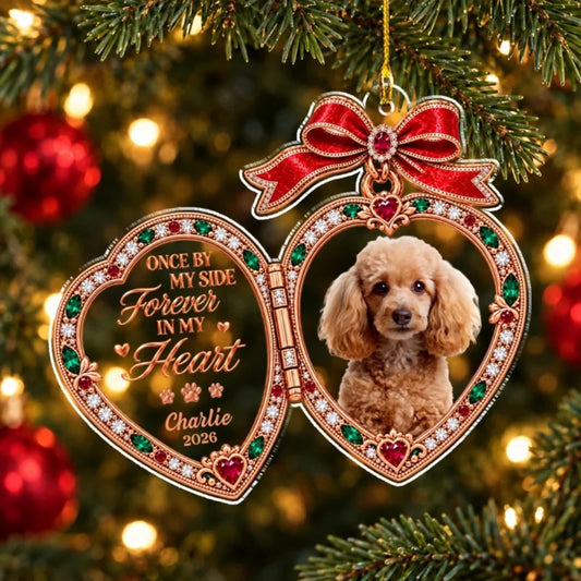 Never Gone From My Heart - Personalized 3D Effect Acrylic Ornament
