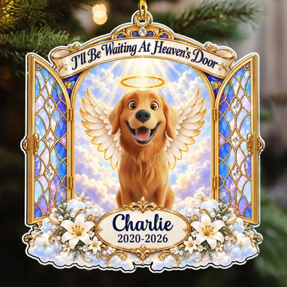 Waiting At Heaven Door - Personalized 3D Effect Acrylic Ornament