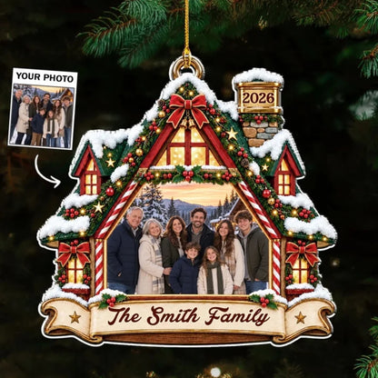 There Is Family There Is Love - Personalized Acrylic Ornament