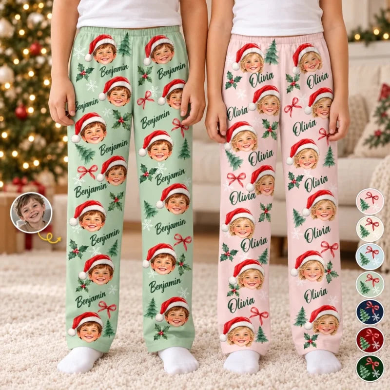 Custom Photo Family Christmas Gifts - Personalized Pajama Pants
