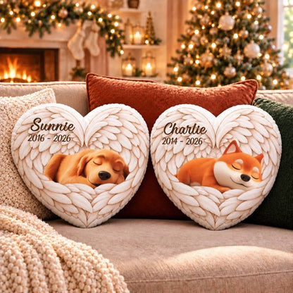 Never Gone From My Heart - Personalized Shaped Pillow