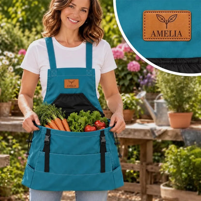 Custom Name Gardening Gifts For Gardeners - Personalized Gardening Apron With Pockets