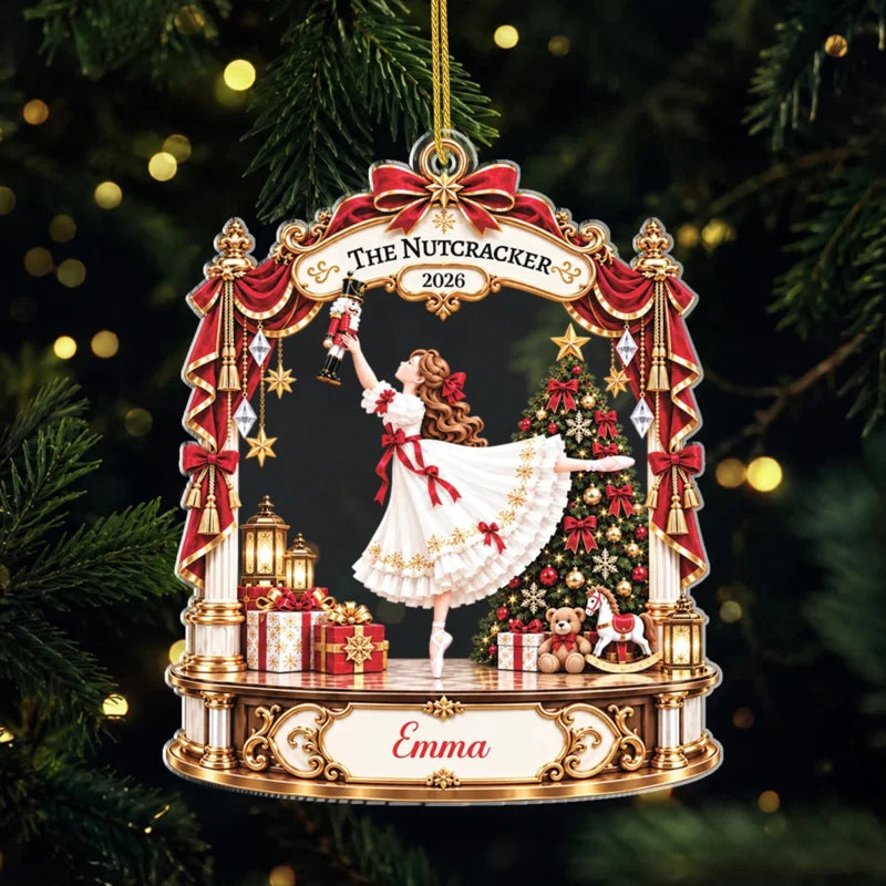 The Nutcracker 2026 Personalized Acrylic Ornament - Custom Christmas Gift for Daughter
