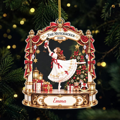 The Nutcracker 2026 Personalized Acrylic Ornament - Custom Christmas Gift for Daughter