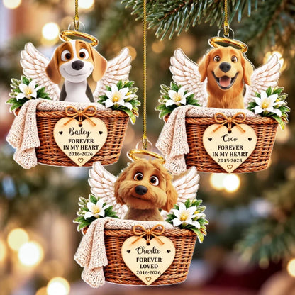 My Forever Furry Angel - Personalized 3D Effect Acrylic Ornament