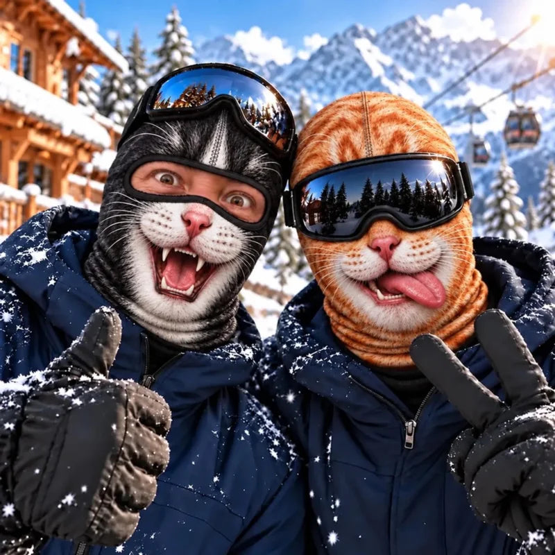 Personalized Realistic Pet Funny Animal Ski Mask