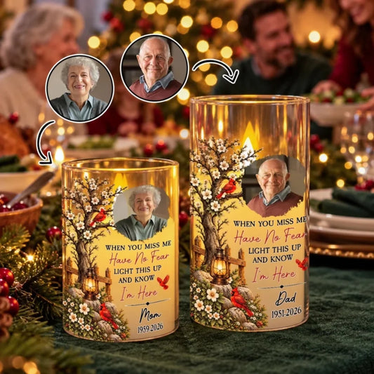 Personalized Light This Up Pillar Candle