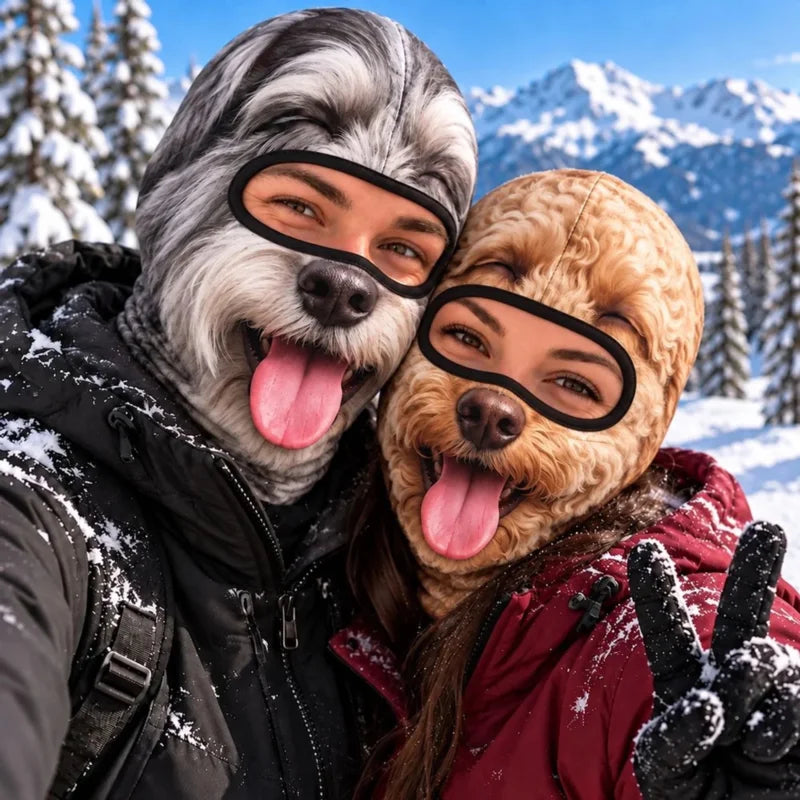 Personalized Dog Cat Funny Realistic Photo Balaclava Mask