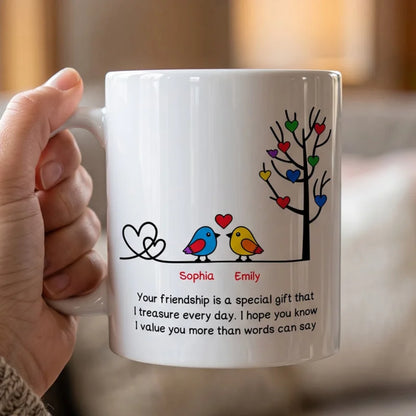 Personalized Your Friendship is a Special Gift Mug