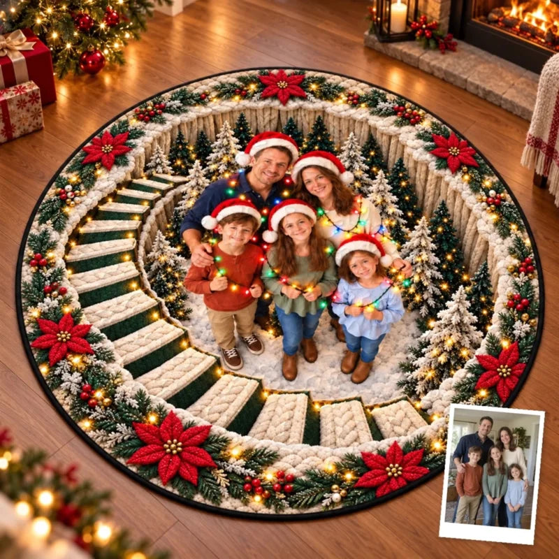 Personalized Family Photo Christmas Tree Celebration Decor