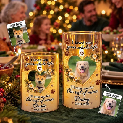 Personalized The Rest of My Life Pillar Candle