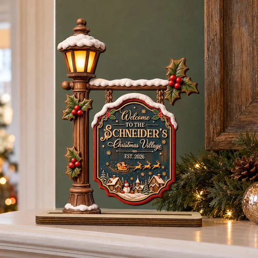 Personalized 2-Layer Wooden Plaque