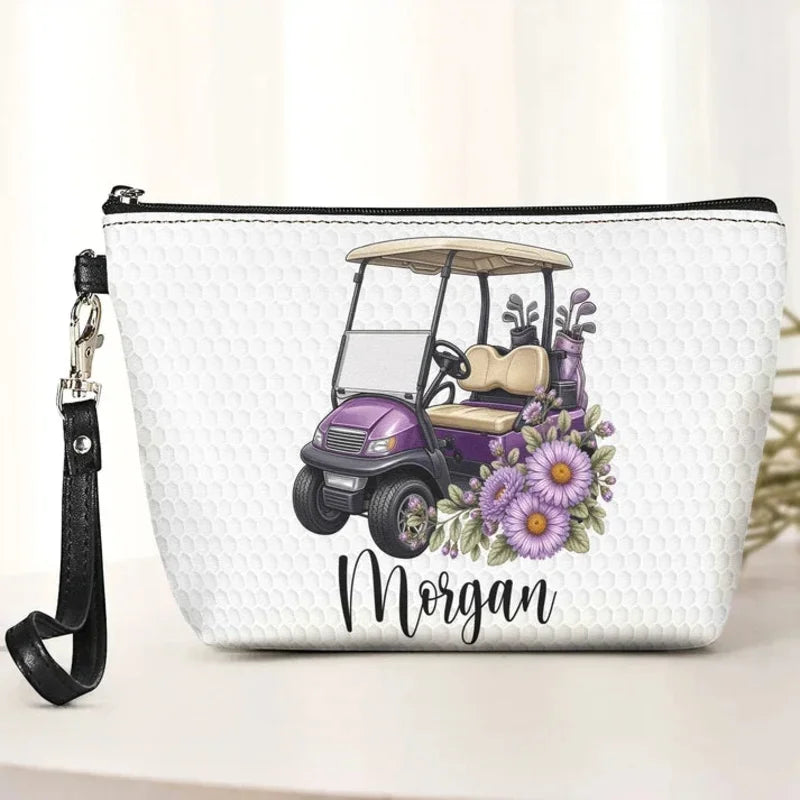 Personalized Women's Zipper Makeup Bag