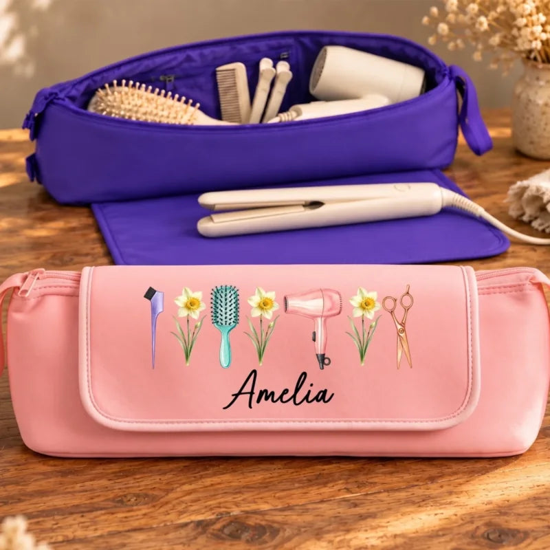 Personalized Name Floral Hair Styling Gifts for Women