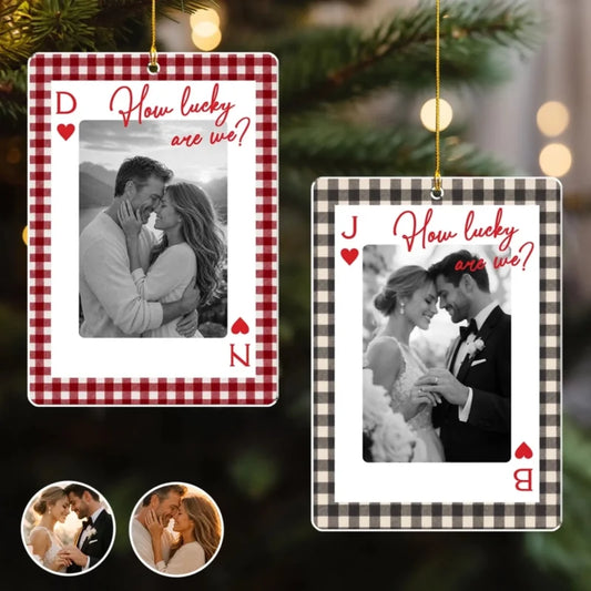 Personalized How Lucky Acrylic Ornament