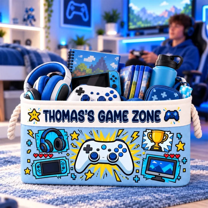 Game Zone - Personalized Storage Basket