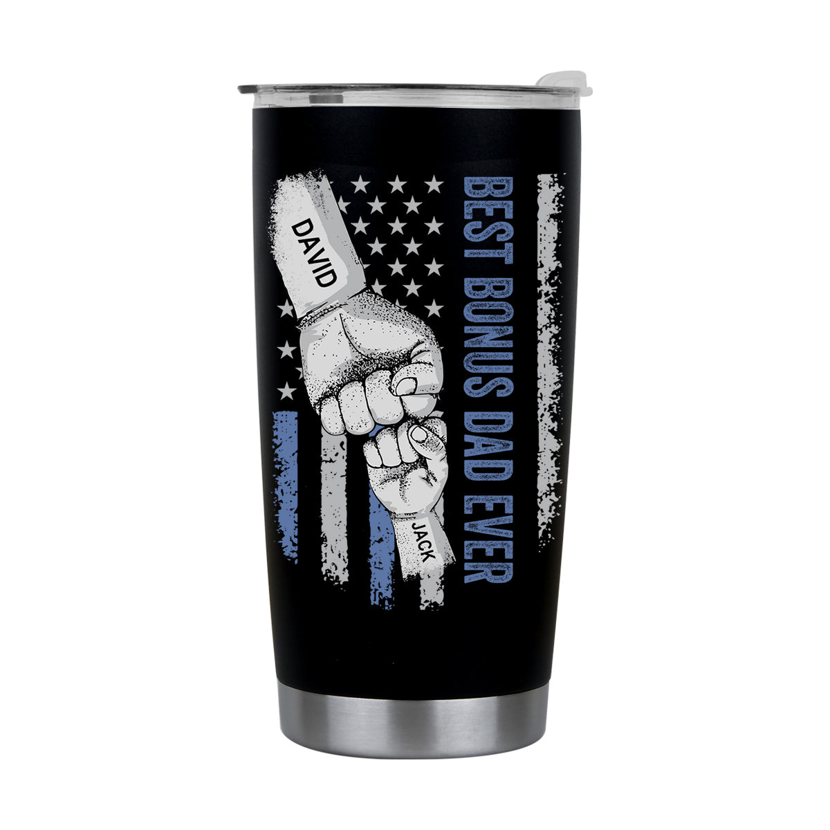 🥃BEST DAD EVER Custom Stainless Steel Tumbler