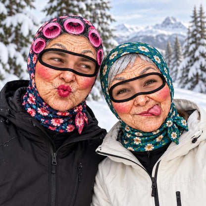 Personalized Funny Grandma Meme Face Ski Mask