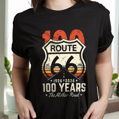 Personalized Route 66 Classic Tee, Retro Open Road Design, Unique Gift for Road Trip Fans