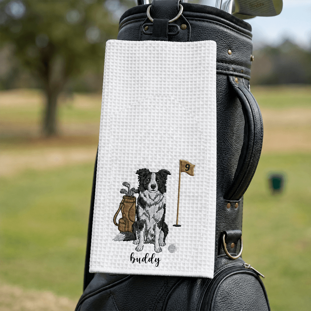 Custom Dog Golf Towel