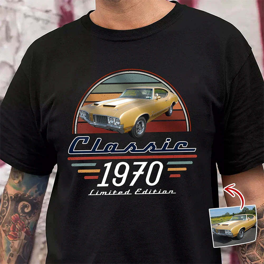 Custom Classic Car Photo T-Shirt