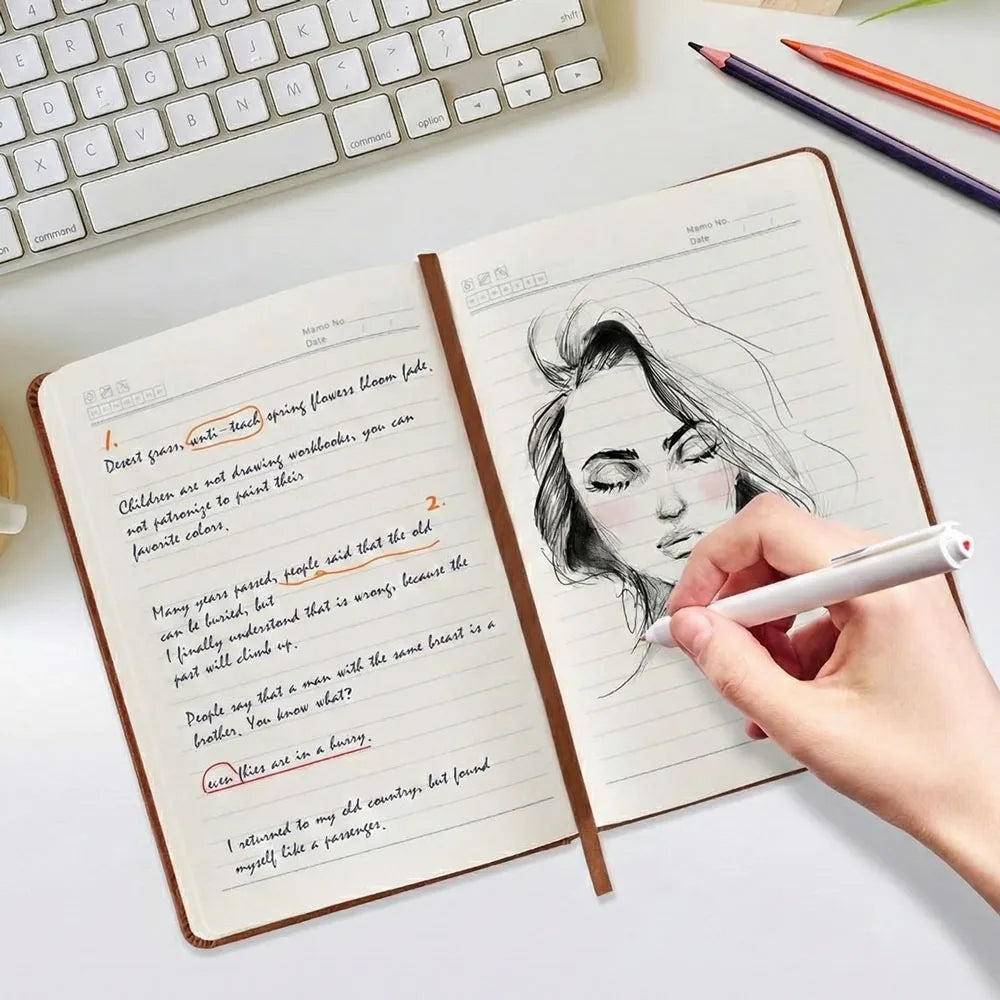 Personalized Difference Maker Quote Leather Journal