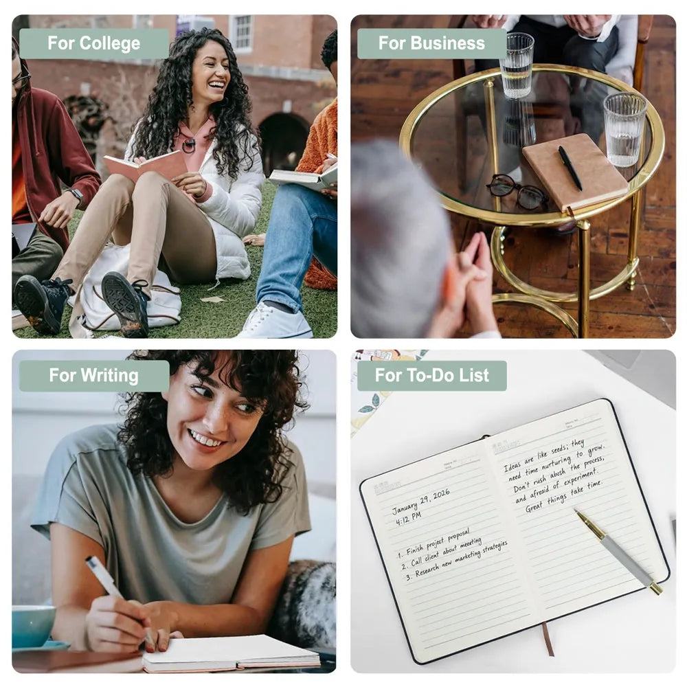 Personalized Difference Maker Quote Leather Journal