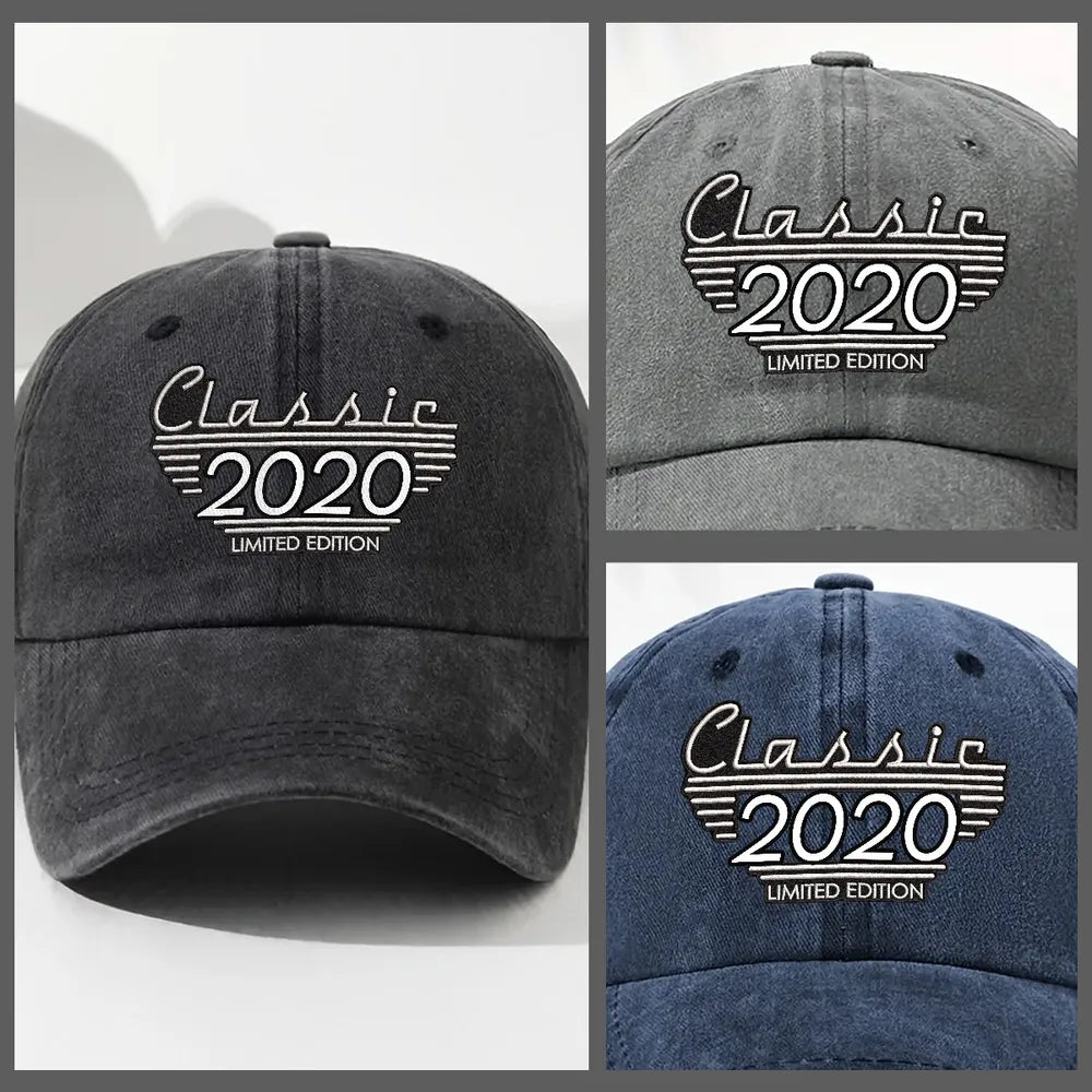 Personalized Classic Year Vintage Denim Cap