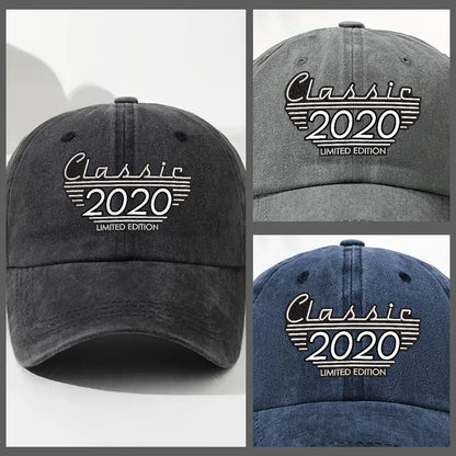 Personalized Classic Year Vintage Denim Cap