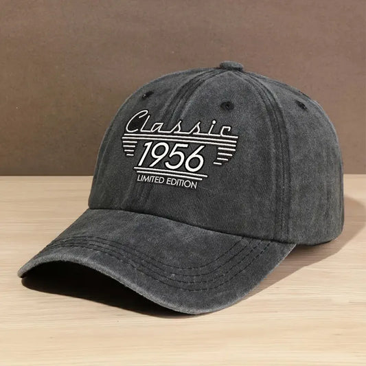 Personalized Classic Year Vintage Denim Cap