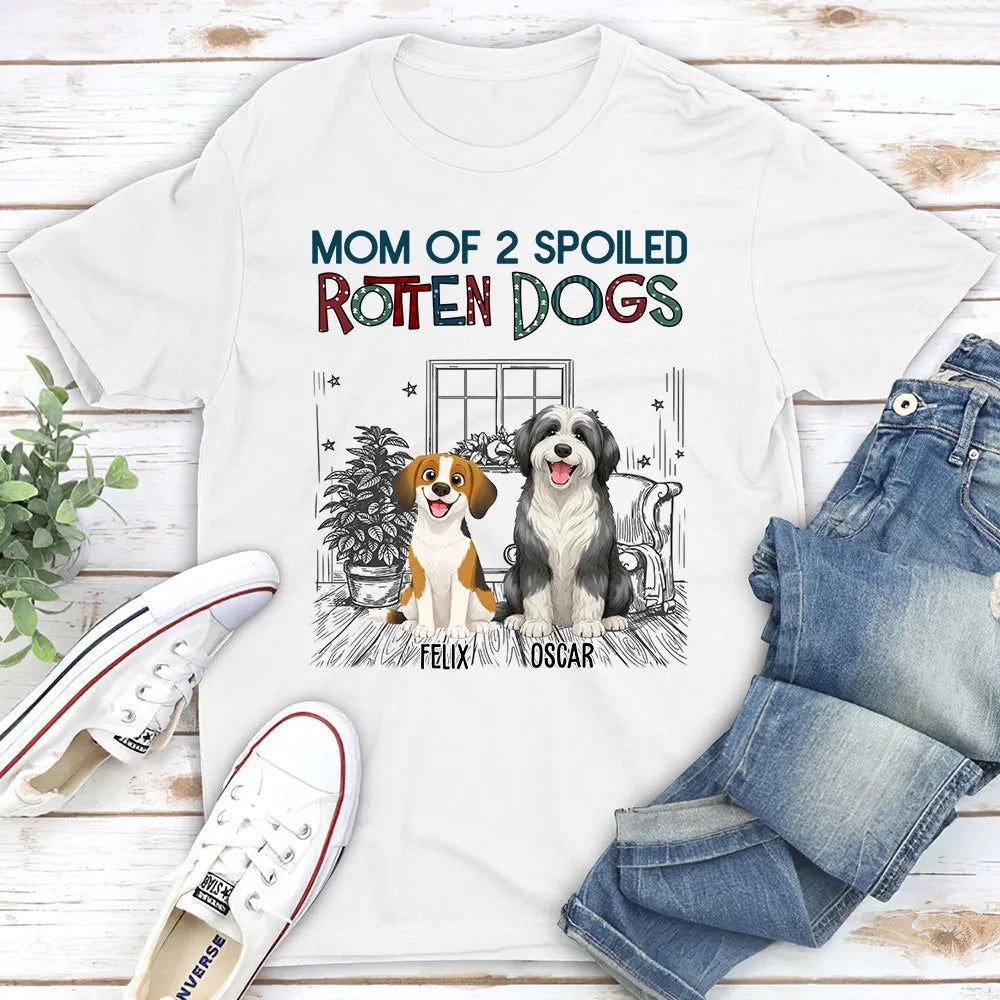 Personalized Spoiled Rotten Dog Storybook Classic T-Shirt