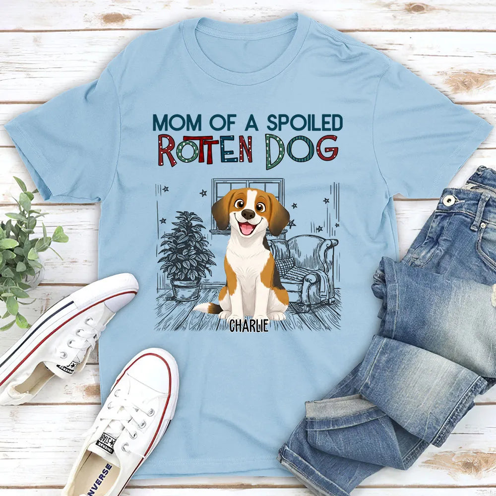 Personalized Spoiled Rotten Dog Storybook Classic T-Shirt
