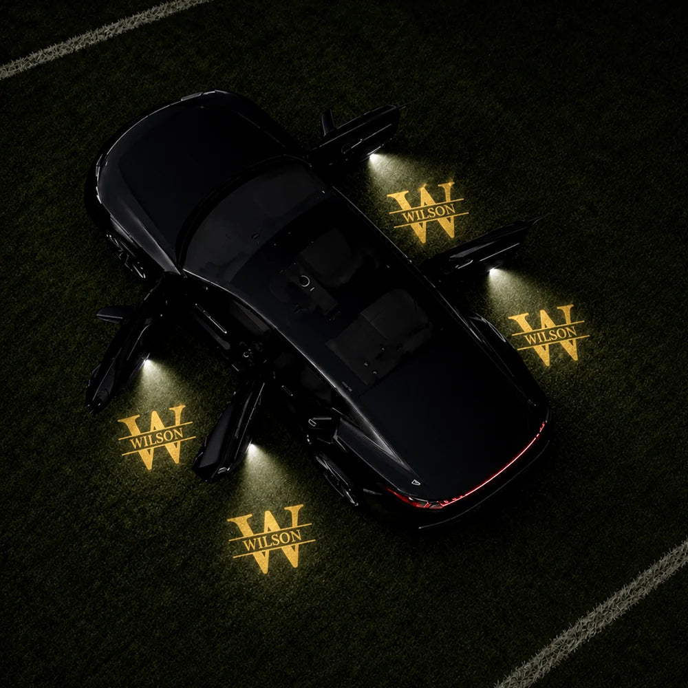 Personalized Car Door Welcome Projector Nighttime Entry Lights