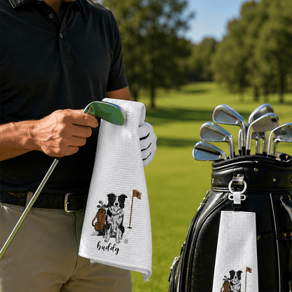 Custom Dog Golf Towel