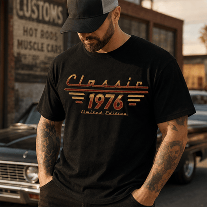 Personalized Retro Limited Edition Classic T-Shirt
