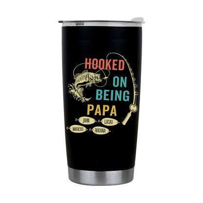 🥃HOOKED ON BEING Custom Edelstahlbecher