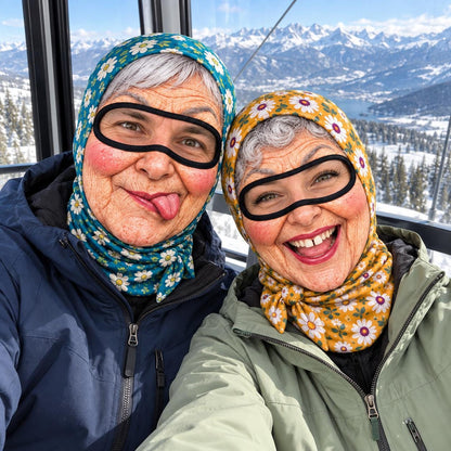 Personalized Funny Grandma Meme Face Ski Mask